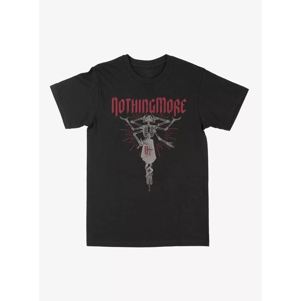 Nothing More Six-Armed Skeleton T-Shirt med